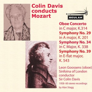 Sinfonia of London的專輯Colin Davis Conducts Mozart