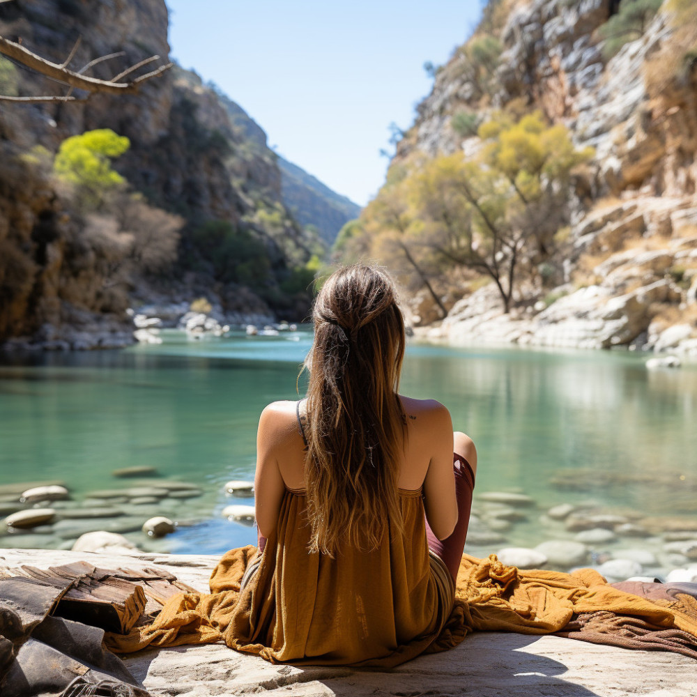 Serenidad Del Río Del Agua