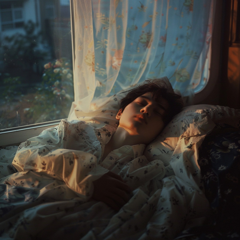 Serene Nightfall in Soft Beats
