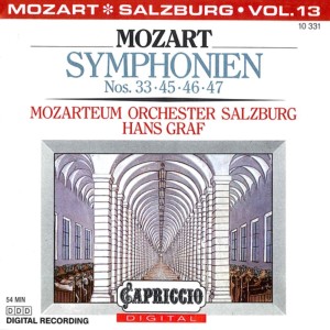 Mozart: Symphonien Nos. 33, 45, 46, 47