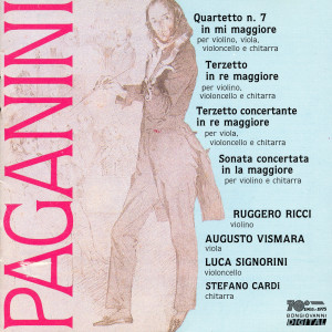 อัลบัม Paganini: Quartetto No. 7 - Terzetto in re maggiore - Terzetto concertante in re maggiore - Sonata concertata in la maggiore ศิลปิน Luca Signorini