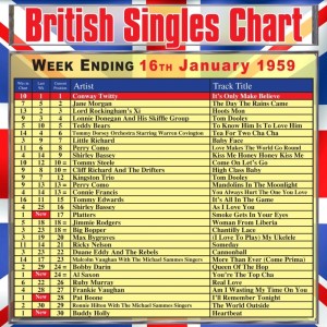 Album British Singles Chart - Week Ending 16 January 1959 from Various Artists