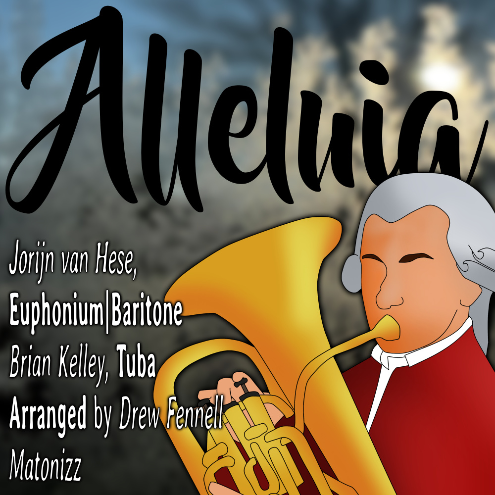 Alleluia, Rom "Exsultate Jubilate" (Euphonium Solo with Low Brass Accompaniment)