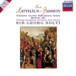 ดาวน์โหลดและฟังเพลง J.S. Bach: St. Matthew Passion, BWV 244 - Part One - "Wiewohl mein Herz in Tränen schwimmt" พร้อมเนื้อเพลงจาก Kiri Te Kanawa