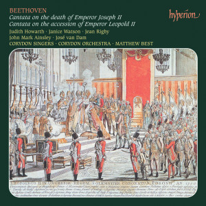 Matthew Best的專輯Beethoven: Early Cantatas: Cantata for Joseph II; Cantata for Leopold II etc.