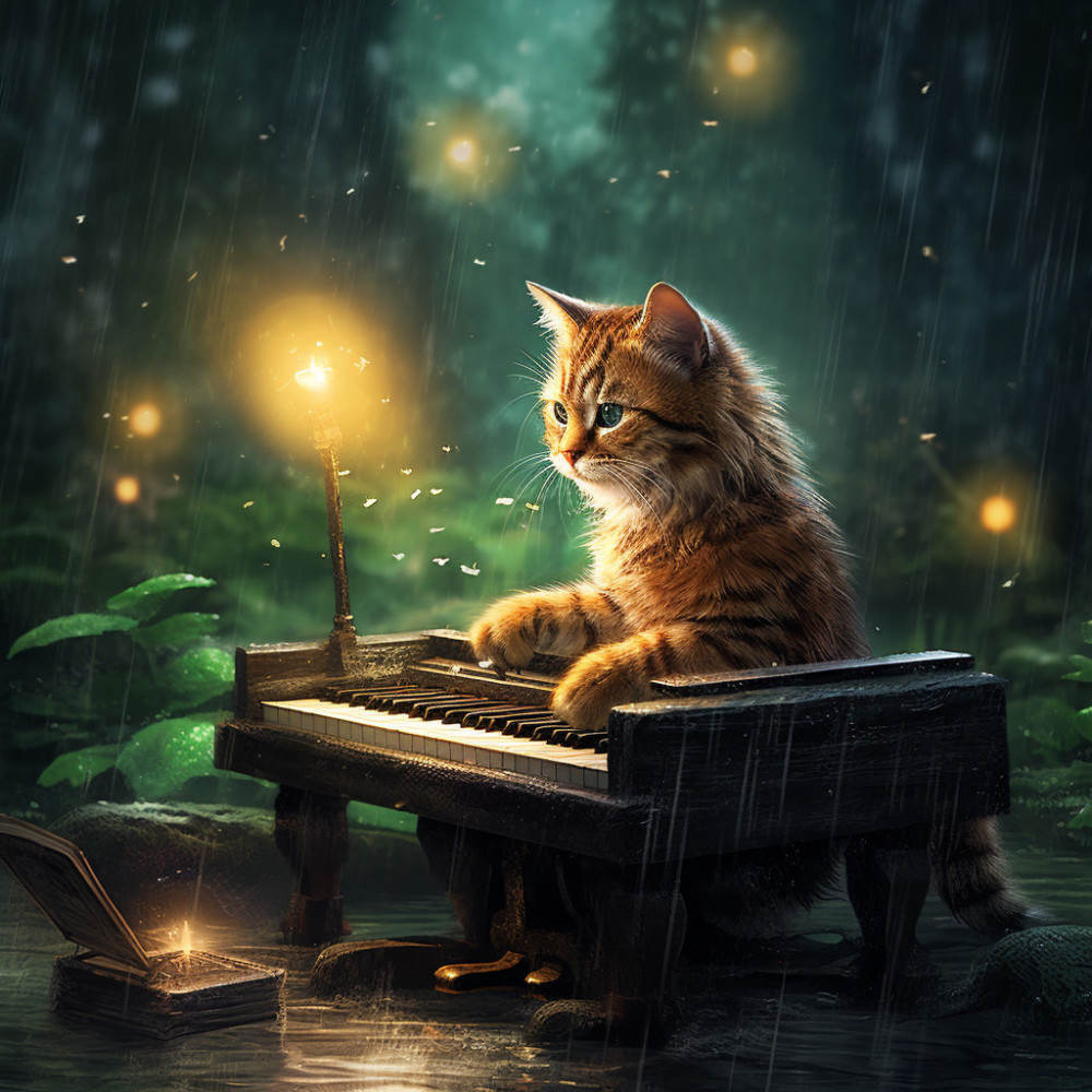Oceanic Harmony Musical Cats
