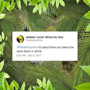 ดาวน์โหลดและฟังเพลง Africa พร้อมเนื้อเพลงจาก Weezer
