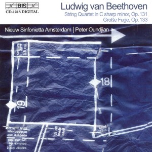 Beethoven: String Quartet No. 14, Op. 131 / Grosse Fuge, Op. 133 dari Amsterdam Sinfonietta