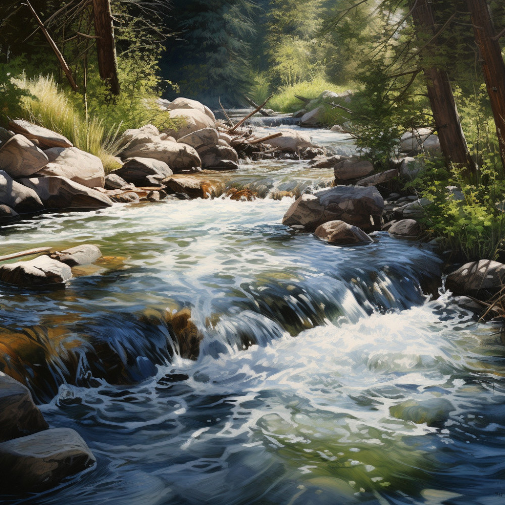 Gentle Stream Sounds for Study