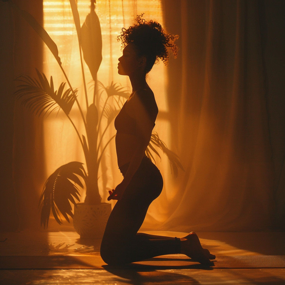 Práctica Serena En El Fuego Del Yoga