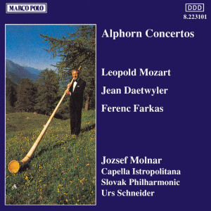 Jozsef Molnar的專輯Alphorn Concertos