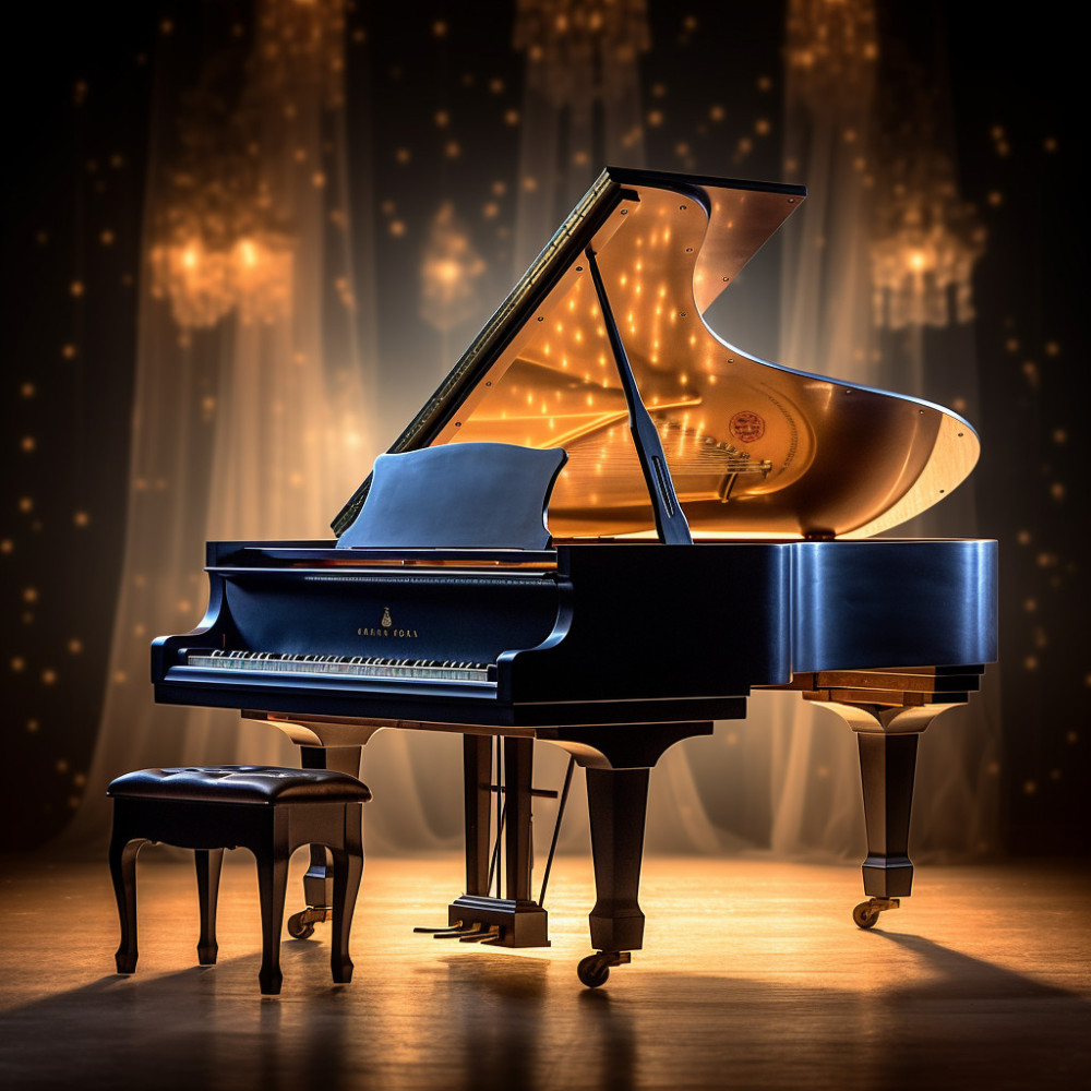 Echoes in Piano Melody
