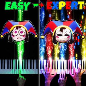 ดาวน์โหลดและฟังเพลง The Amazing Digital Circus Theme | EASY to EXPERT, But... พร้อมเนื้อเพลงจาก Toms Mucenieks