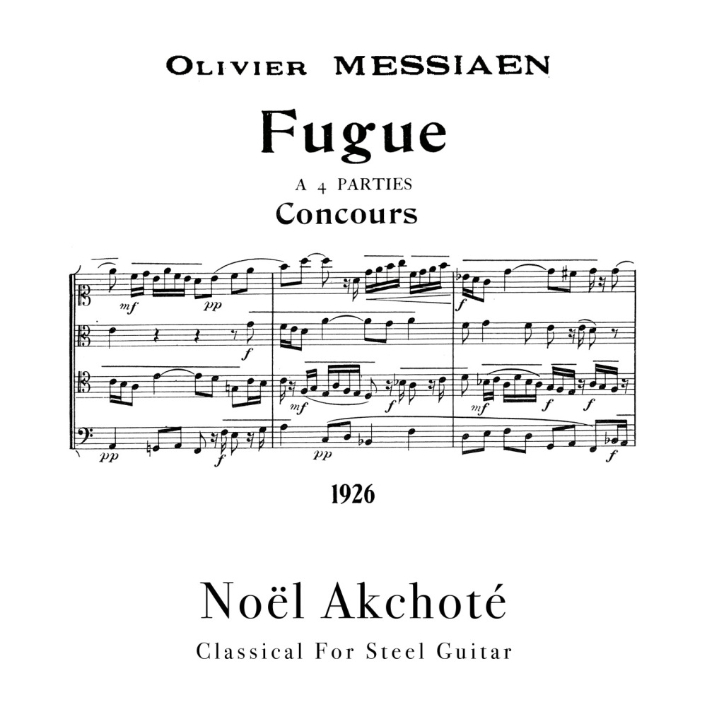 Fugue (À Quatre Parties, Premier Prix 1926, Concours de Fugue)
