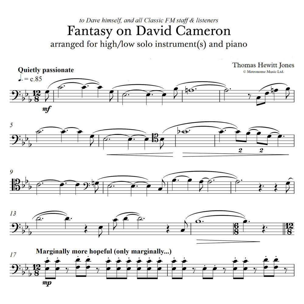 Fantasy on David Cameron (David Cameron's Lament in C Minor)