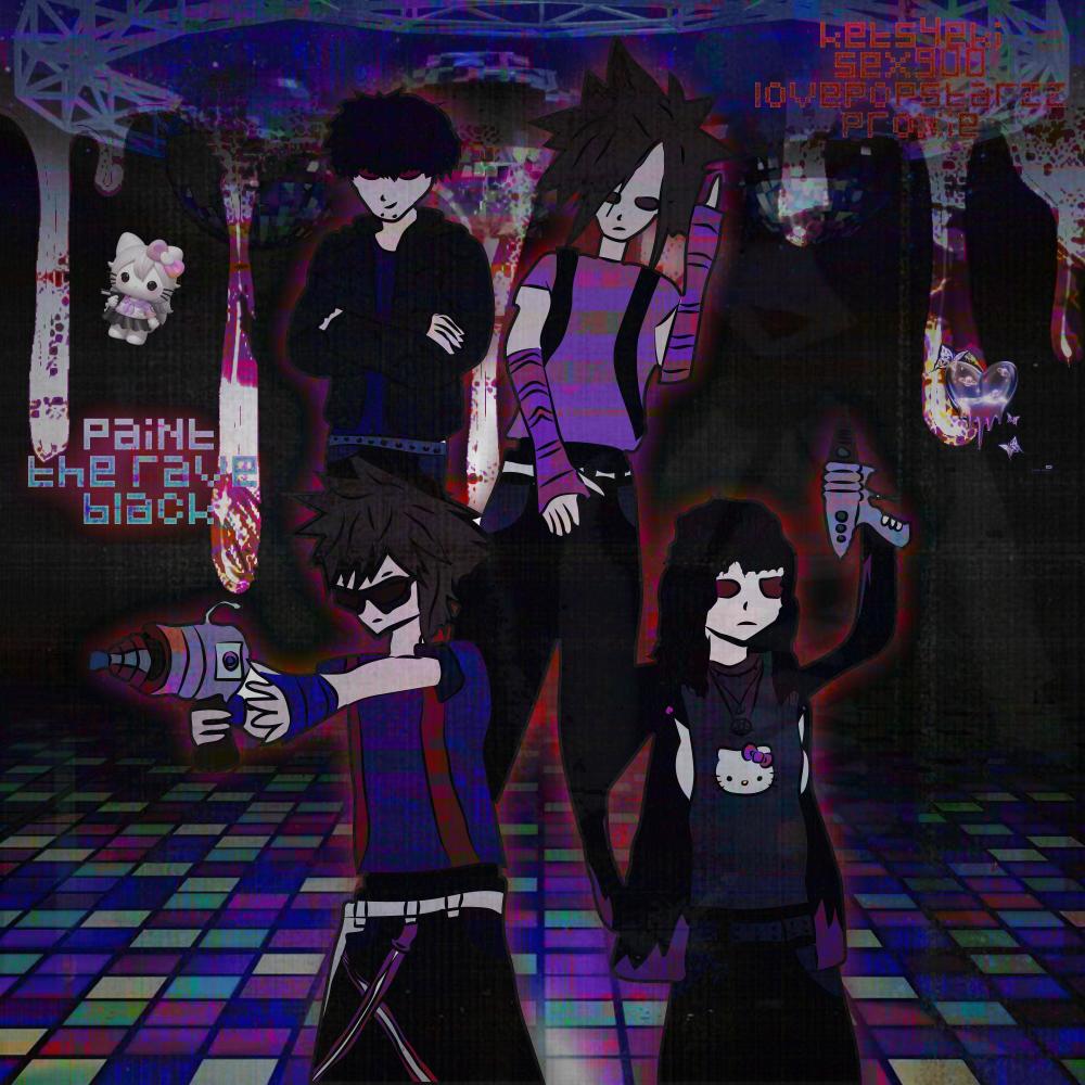 paint the rave black (feat. kets4eki) (Explicit)
