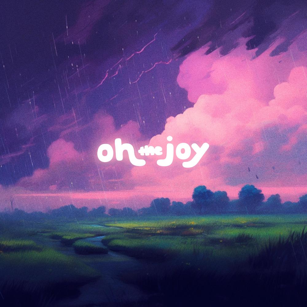 glowing rain