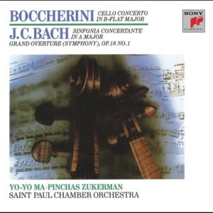 馬友友的專輯Boccherini: Cello Concerto; J.C. Bach: Sinfionia Concertante ((Remastered))