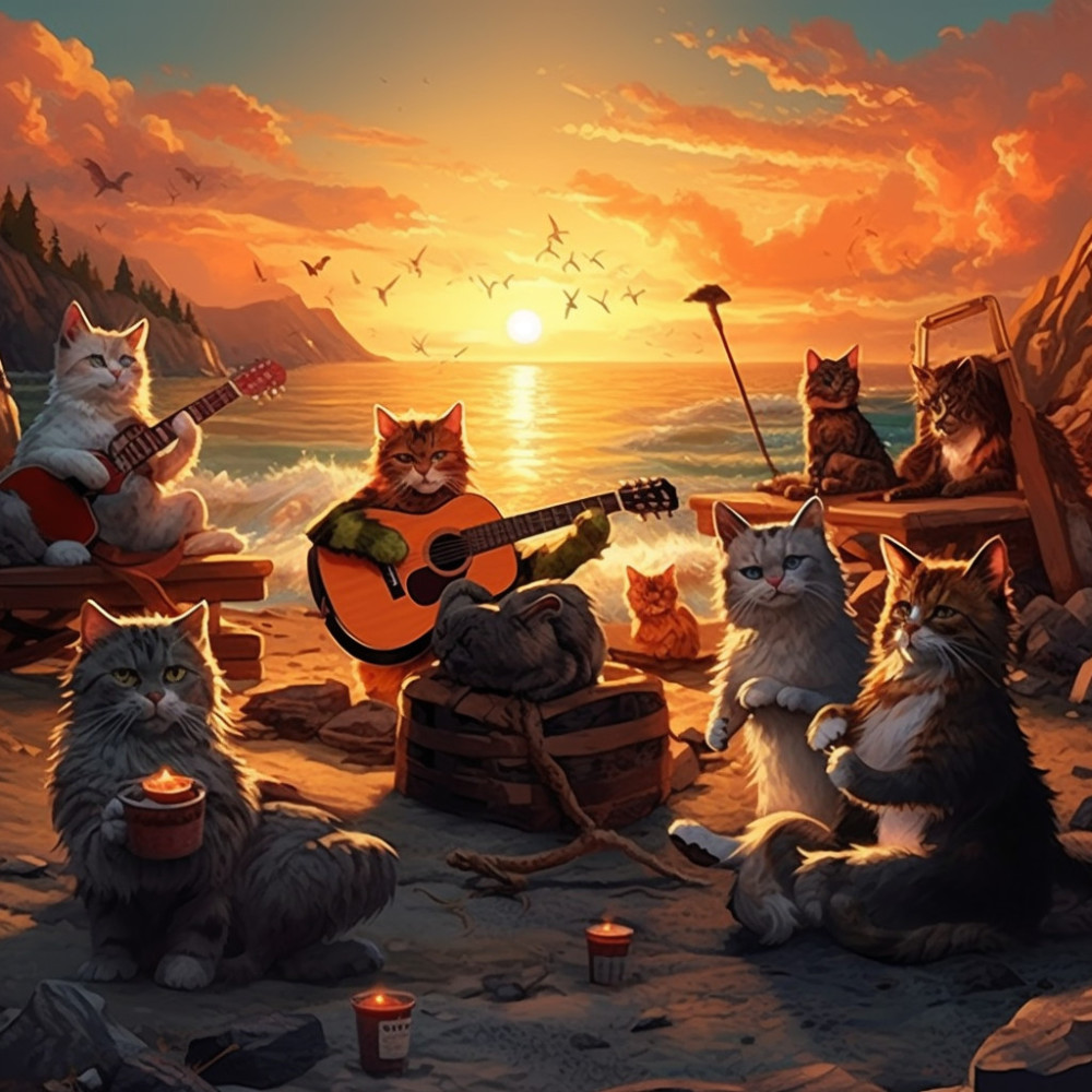 Serene Reflections of Pet Love