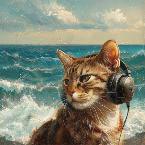 Cats Music Zone的專輯Cats Ocean Harmony: Purring Waves Music
