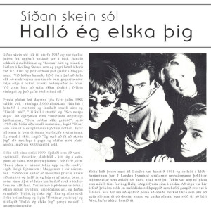 Síðan skein sól的專輯Halló ég elska þig (Live)