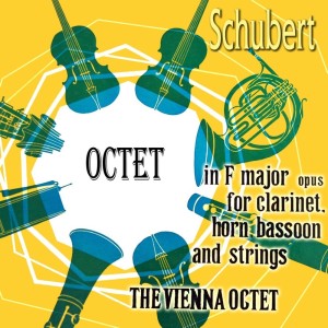 Listen to Octet in F Major for Clarinet, Horn, Bassoon and Strings, Op. 166: V. Minuet allegretto song with lyrics from The Vienna Octet