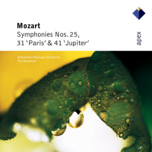 Amsterdam Baroque Orchestra的專輯Mozart : Symphonies Nos 25, 31, 'Paris' & 41, 'Jupiter'