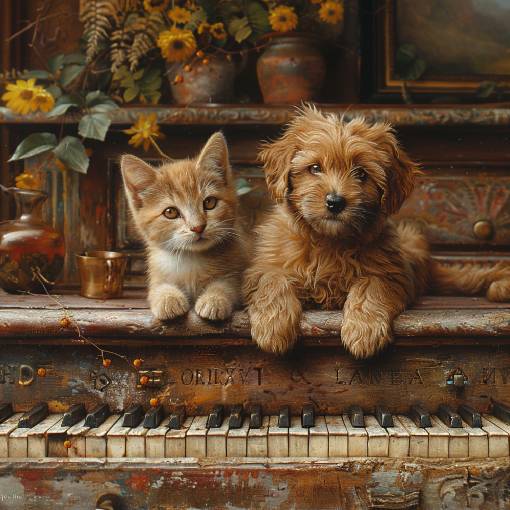 Ecos Alegres De Piano Para Mascotas