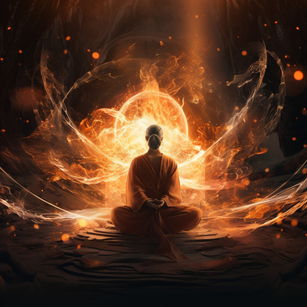 Zen Fire Meditation Echo