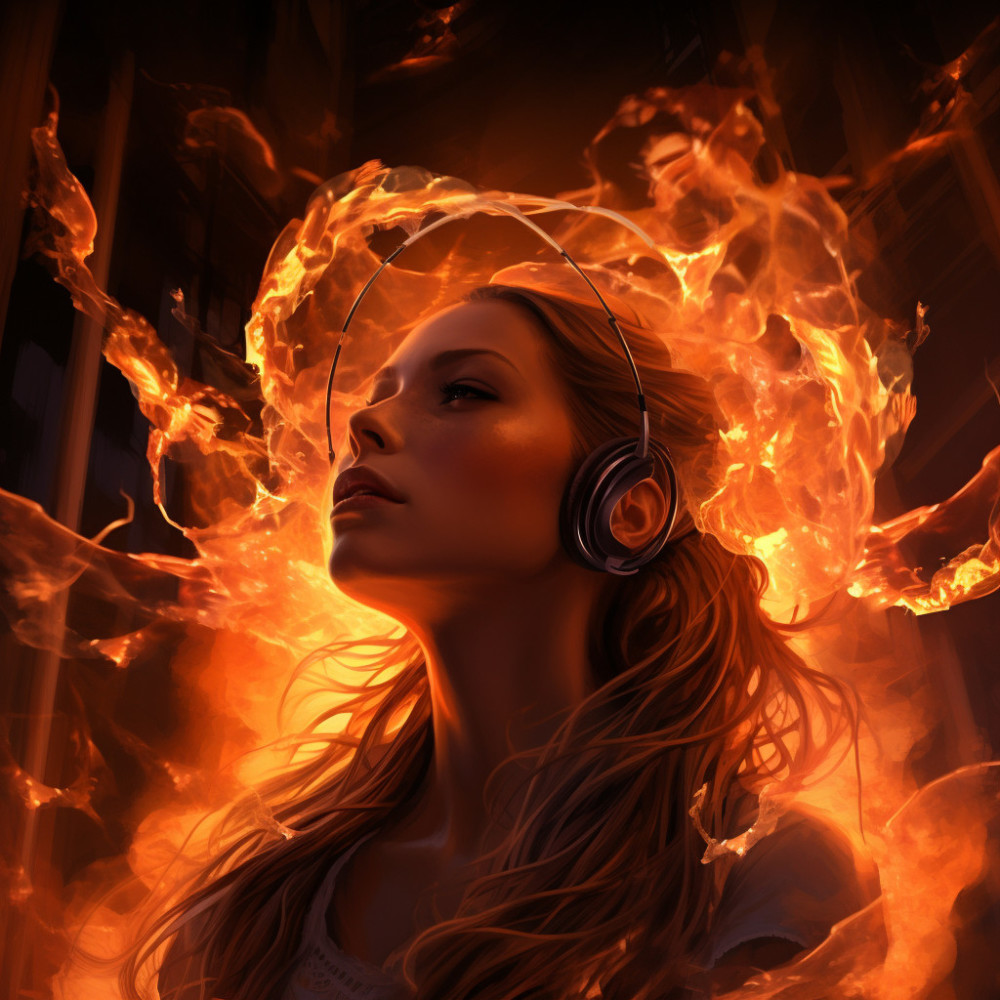 Peaceful Fire Embers Relax