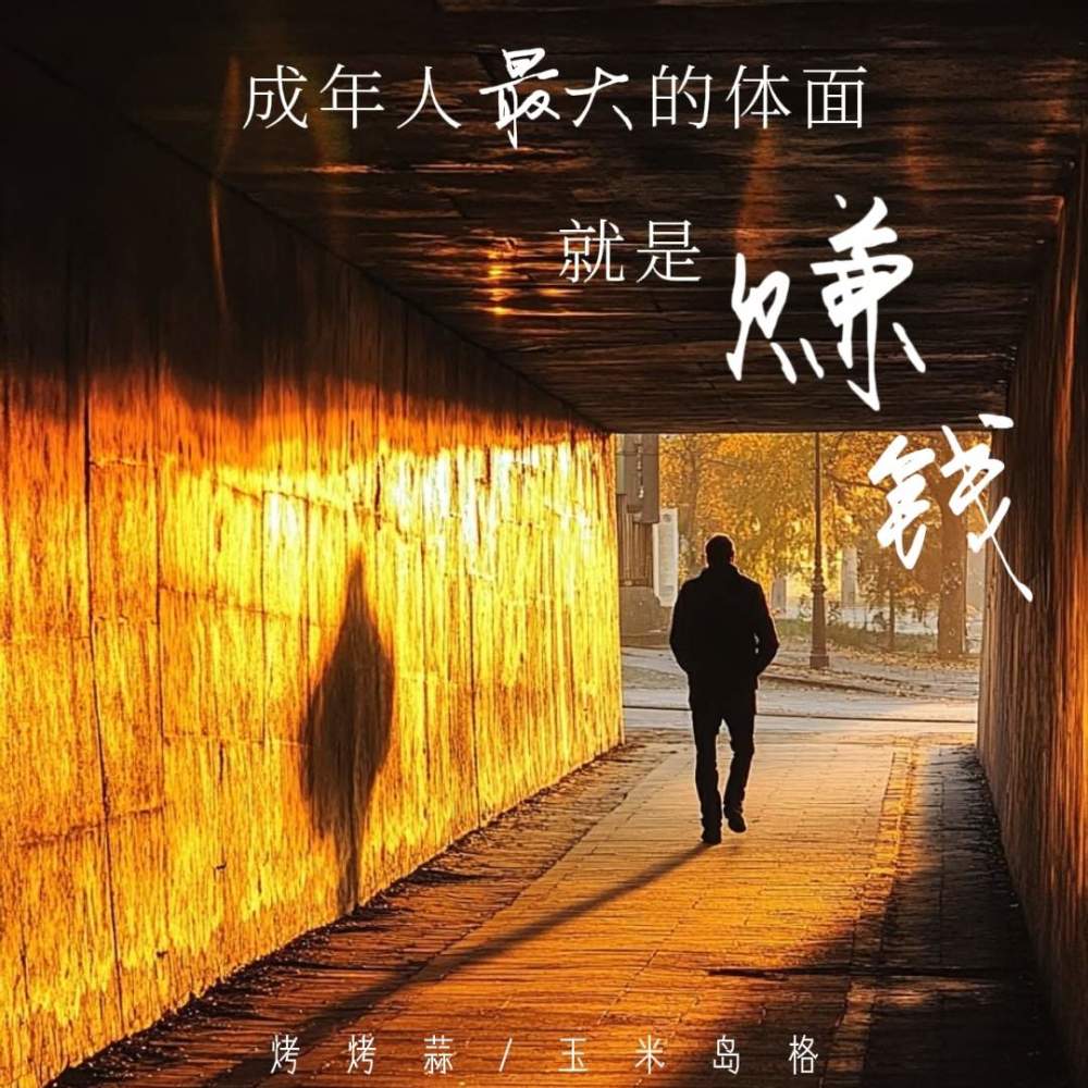 成年人最大的体面就是赚钱