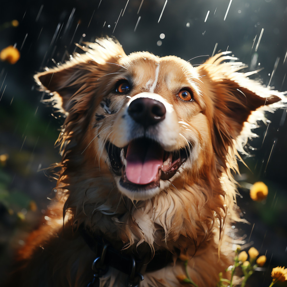 Calma Perfecta Para Mascotas Lluviosas