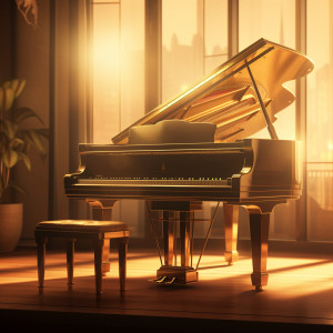 อัลบัม Piano's Soft Embrace: Melodic Relaxation Music ศิลปิน Piano and Ocean Waves Experience