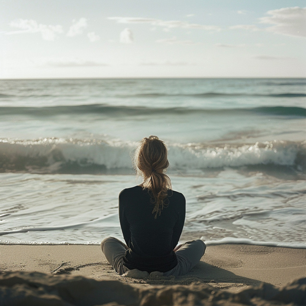 Meditación Serena De Los Paisajes Marinos