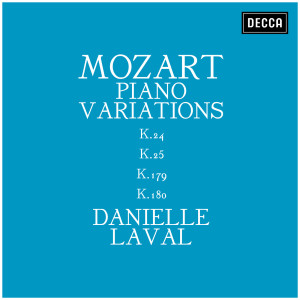 Danielle Laval的專輯Mozart: Piano Variations K.24, K.25, K.179, K.180