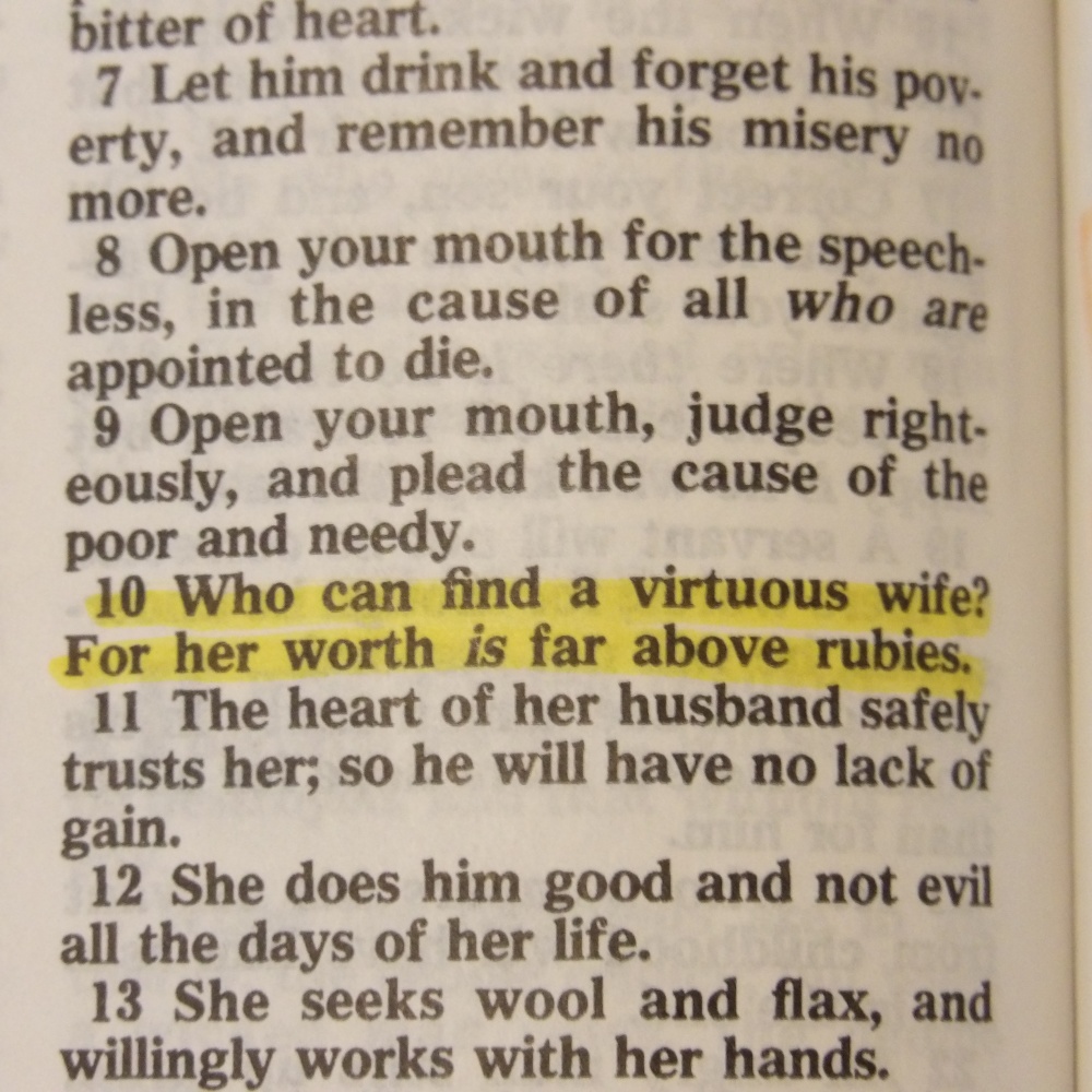 Proverbs 31:10 (Explicit)