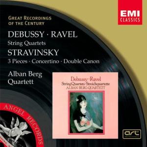 อัลบัม Debussy & Ravel: String Quartets & Stravinsky: 3 Pieces, Concertino & Double Canon ศิลปิน Alban Berg Quartet
