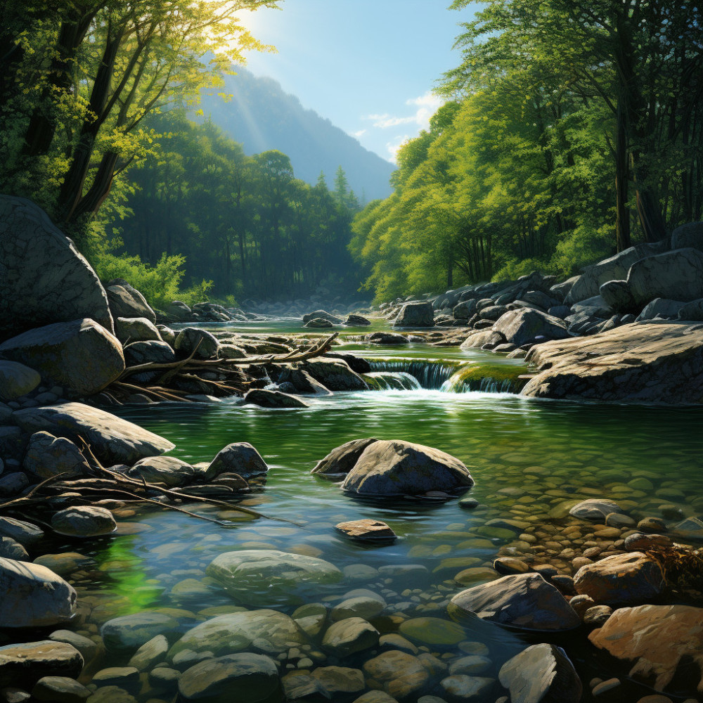 Nature's River Flow for Efficient Work