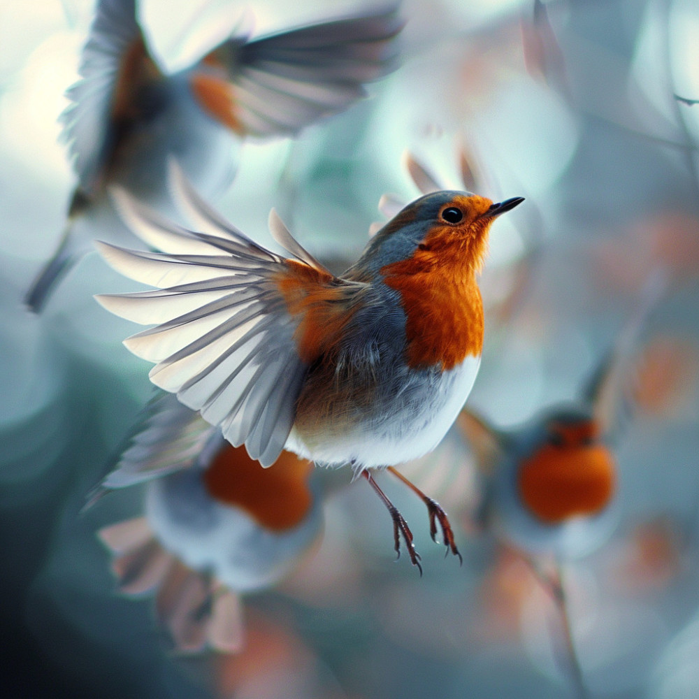Trees Hum with Life as Birds Sing