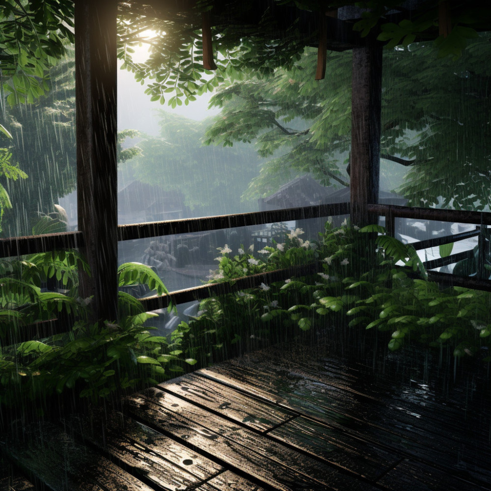 Rainy Productivity Echoes