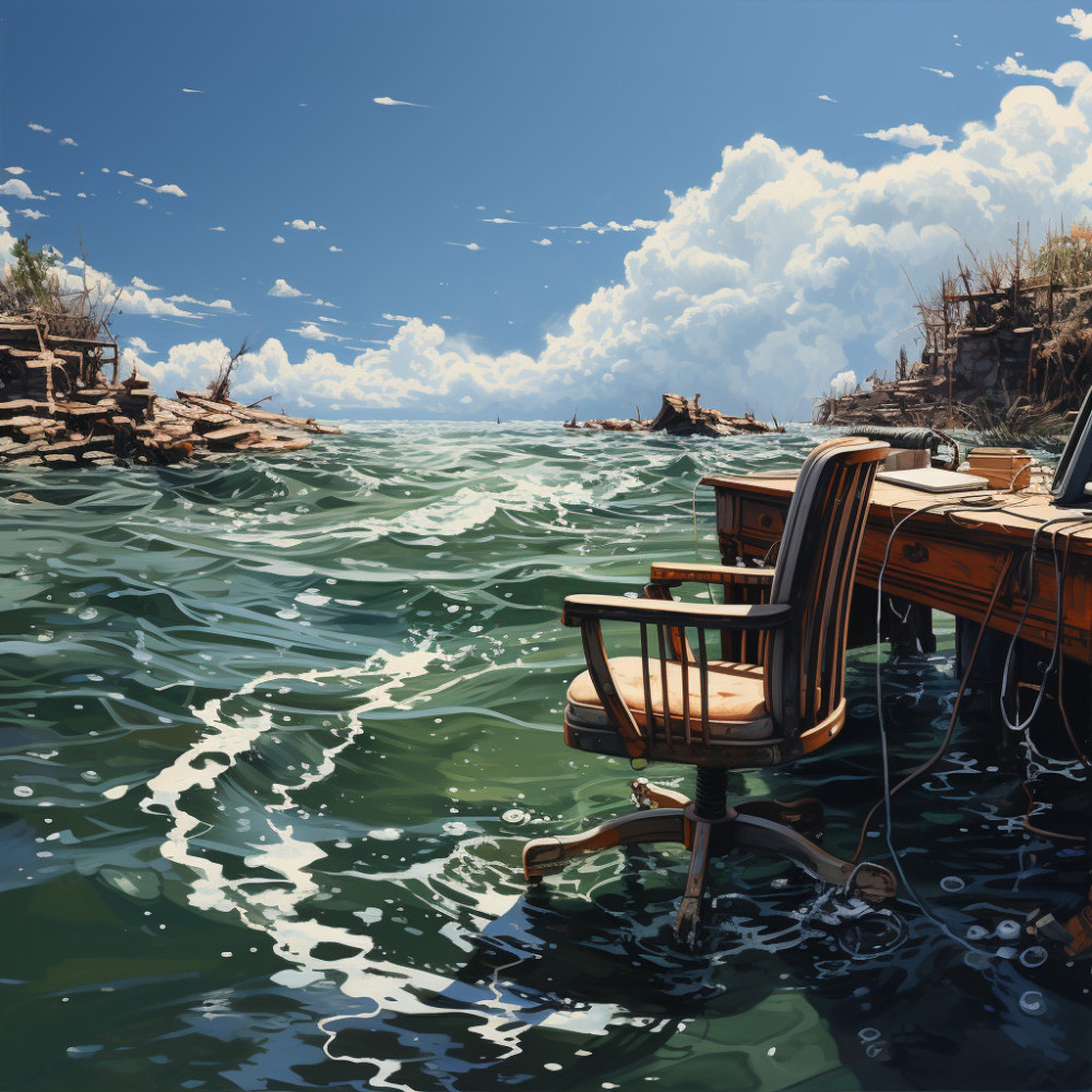 El Ritmo Calmante Del Estudio Junto Al Mar