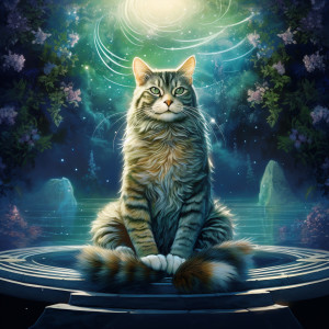 Tranquil Cascades: Melodic Harmony for Feline Friends