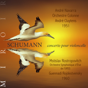 Dengarkan lagu Cello Concerto in A Minor, Op. 129: III. Sehr lebhaft nyanyian Orchestre Colonne dengan lirik
