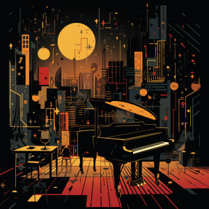 Deluxe Cafe Jazz的專輯Bossa Breezes: Gentle Jazz Piano