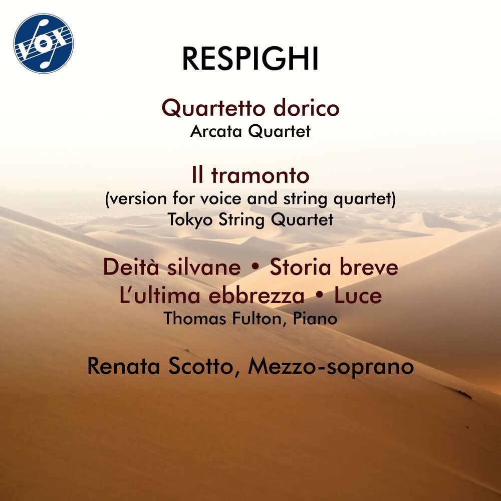 Il tramonto, P. 101 (Version for Voice & String Quartet)
