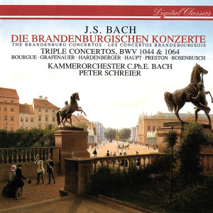 อัลบัม Bach, J.S.: Brandenburg Concertos Nos. 1-6; Concerto For 3 Violins; Concerto For Flute & Violin ศิลปิน Kammerorchester Carl Philipp Emanuel Bach