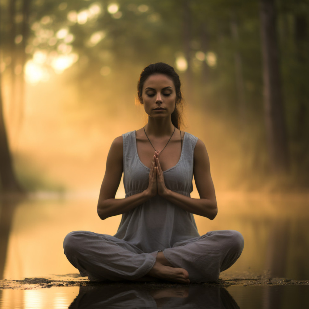 Calmness Radiates in Mindful Practice