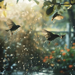 Calm Rain Sounds的專輯Binaural Rain Meditation: Soothing Birds and Nature Sounds