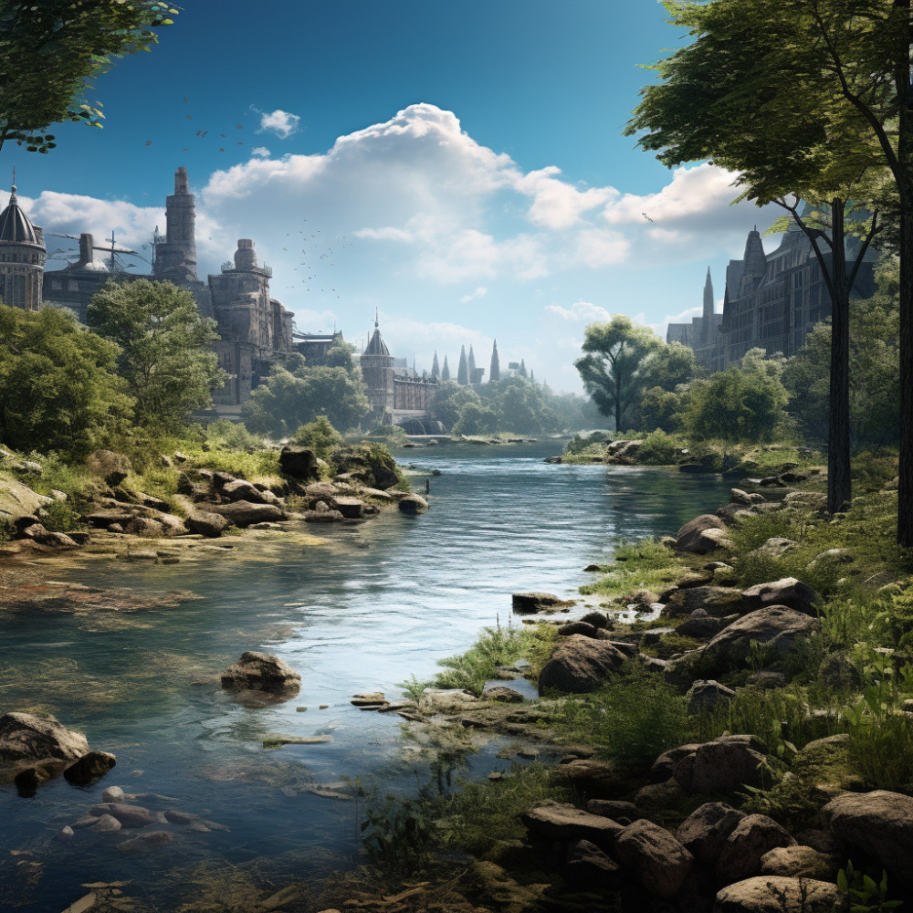 Soothing Serenade in River's Embrace