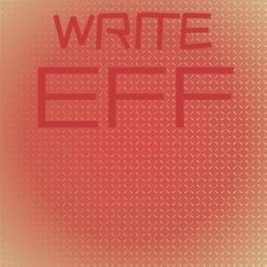 Various Artists的專輯Write Eff